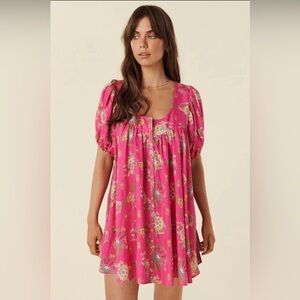 *Reserved*.Spell Solstice Linen Tunic Dress NWT